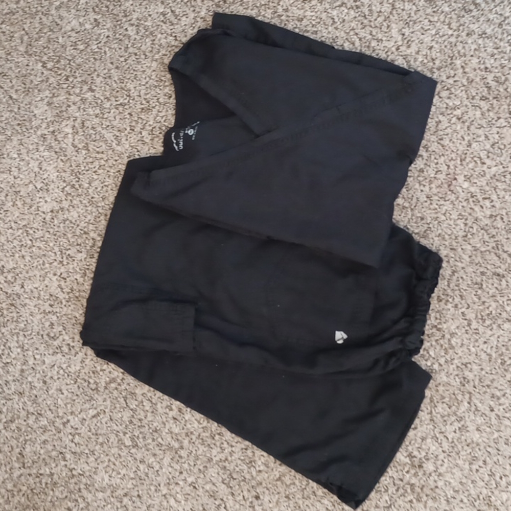 Womens s scrub set, buttersoft, medium, black